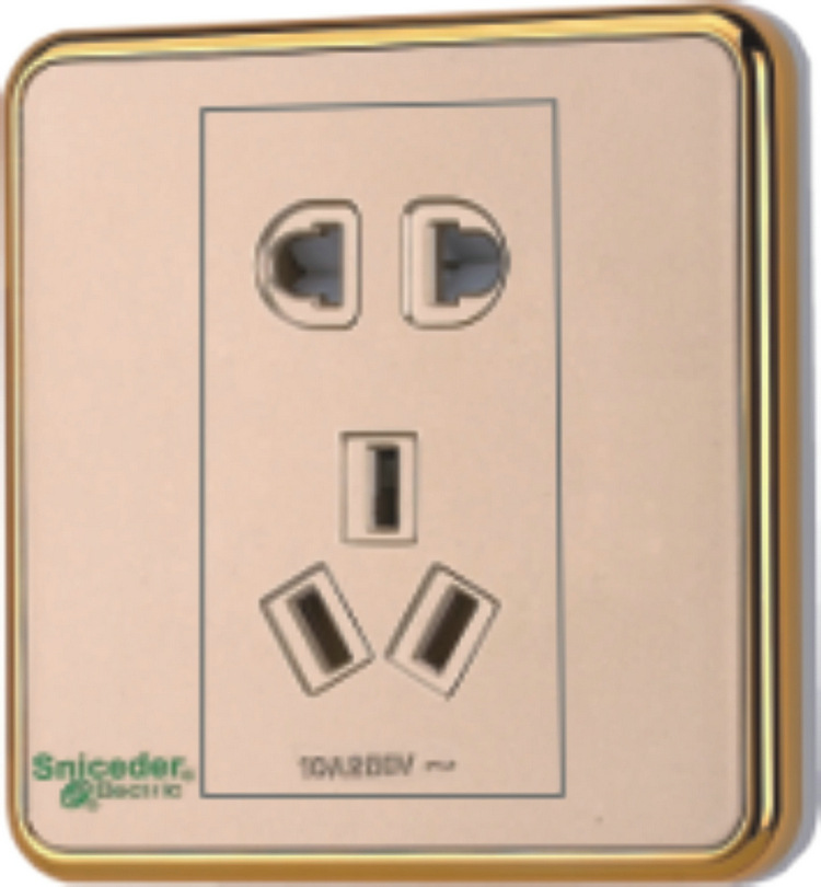 智能開(kāi)關(guān)插座外殼PVD真空電鍍