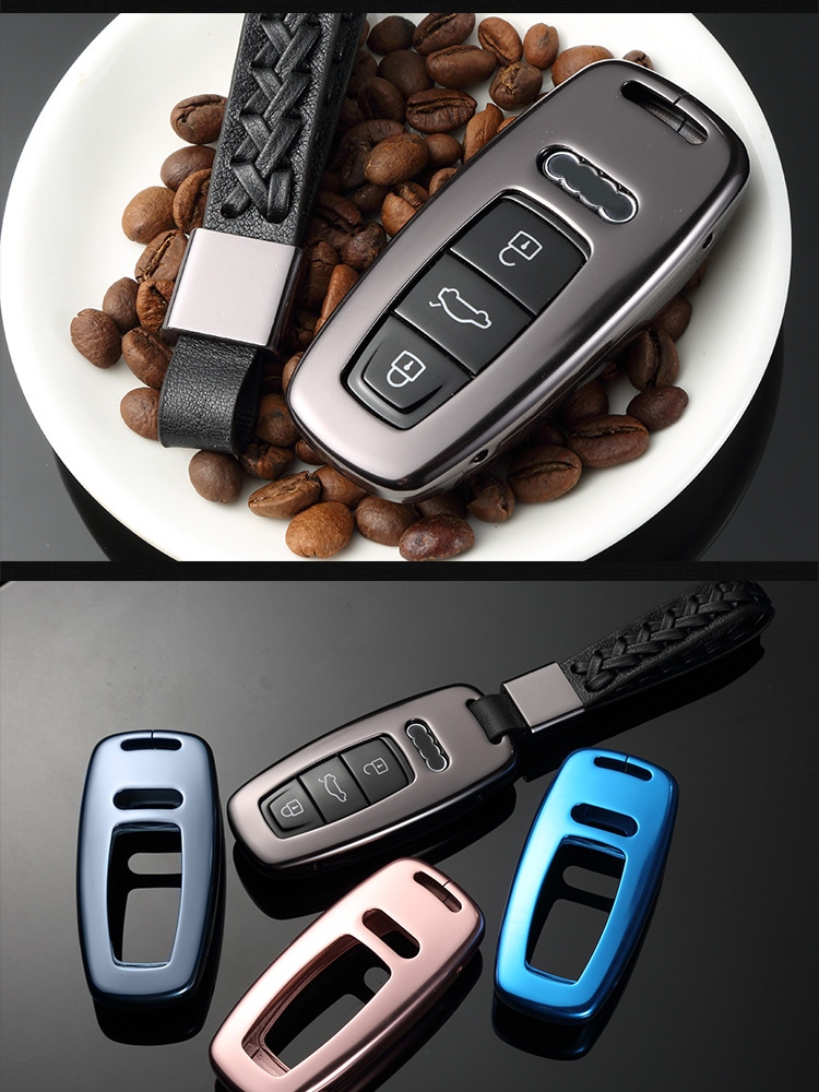 金屬汽車鑰匙殼PVD真空電鍍金色/槍色/藍(lán)色